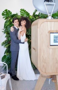 Hallmark wedding photo booth
