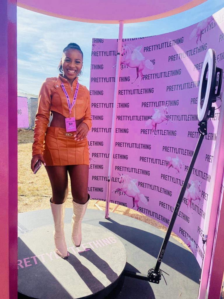 360 degree photo booth set up outside